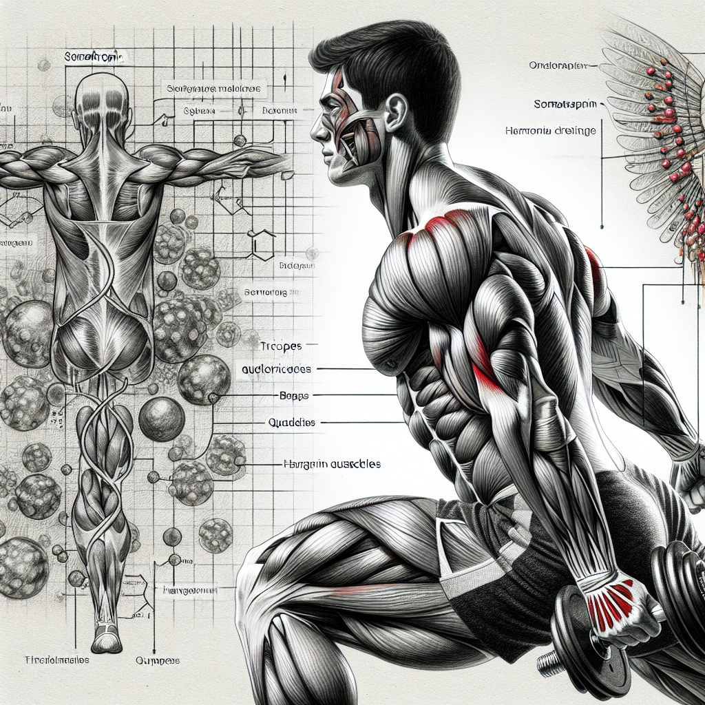 Somatropina e muscoli: una combinazione vincente nello sport